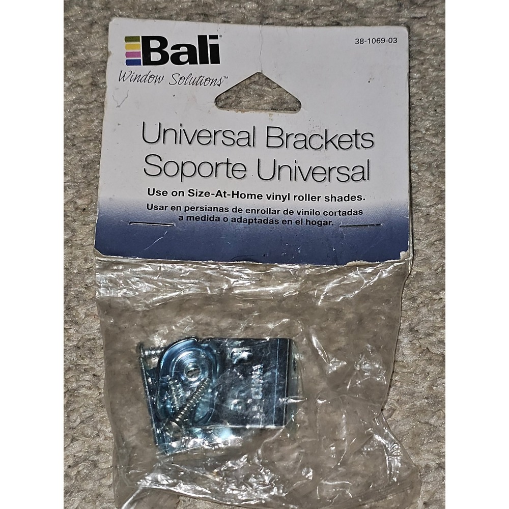 Universal Shade Bracket by Bali Springs Window Fashions Single Pack New-SHIP24HR